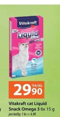 Pamlsky pro kočky Snack Liquid Vitakraft