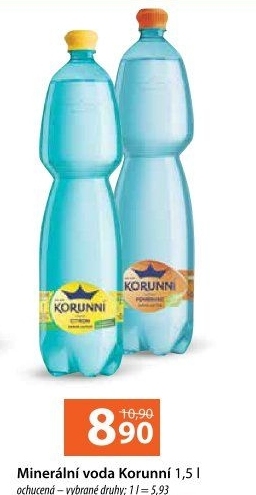 Voda ochucená Korunní