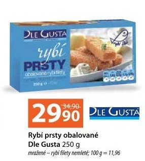Rybí prsty mražené Dle Gusta
