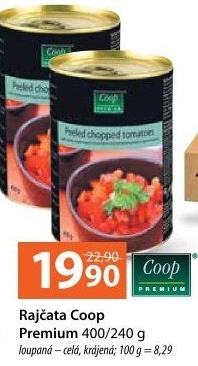 Rajčata loupaná Coop Premium