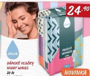 Vložky dámské na noc Jollie