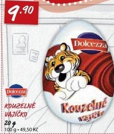 Čokoládové vajíčkos překvapením Dolcezza
