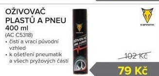 Oživovač pneumatik a plastů Coyote