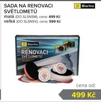 Sada na renovaci světlometů Starline