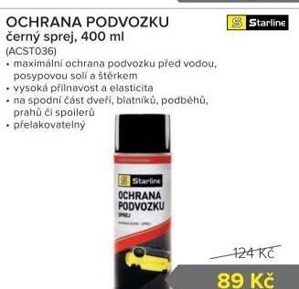 Sprej ochrana podvozku Starline