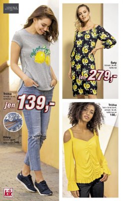 akční leták Kik textil 10.4.2019-28.4.2019