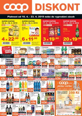 akční leták COOP 10.4.2019-23.4.2019