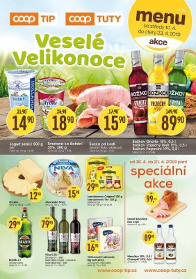 akční leták COOP 10.4.2019-23.4.2019