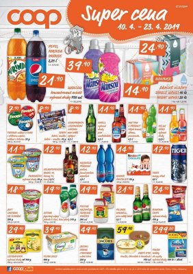 akční leták COOP 10.4.2019-23.4.2019