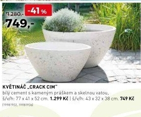 Květináč Crack CIM 749
