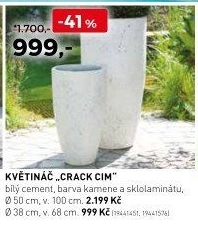 Květináč Crack CIM 999