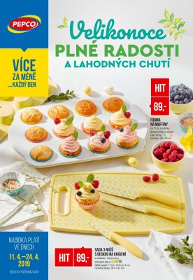 akční leták PEPCO 11.4.2019-24.4.2019