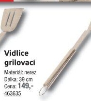 Grilovací vidlička