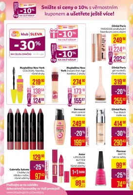 akční leták Teta drogerie 18.4.2019-29.4.2019