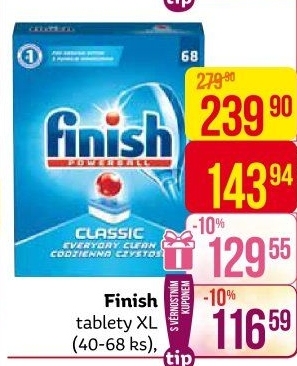 Tablety do myčky Finish