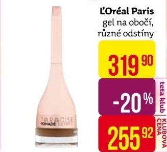Gel na obočí Paradise Extatic L'