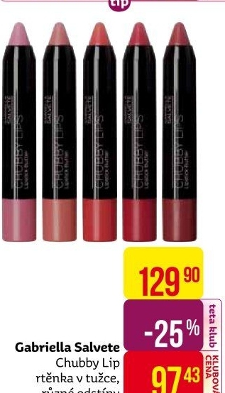 Rtěnka Chubby Lips Butter Lipstick Gabriella Salvete
