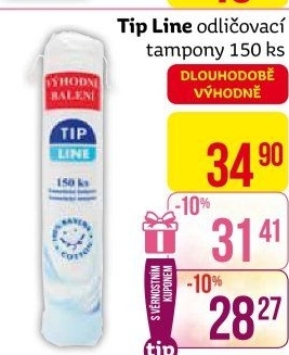 Odličovací tampony Tip Line