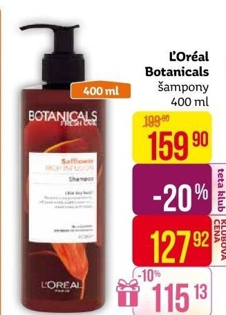 Šampon Botanicals Fresh Care L'