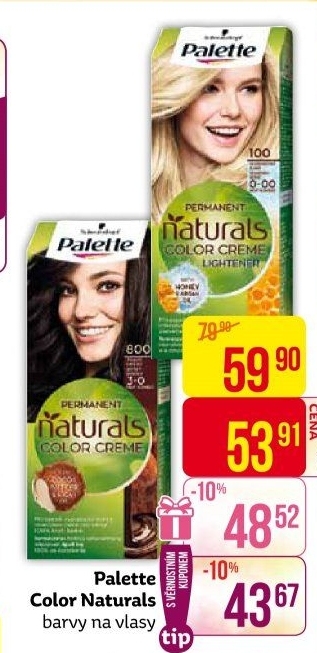 Barva na vlasy Natural Color Creme Palette Schwarzkopf