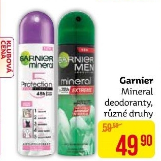 Deodoranty Garnier