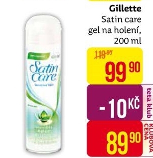 Gel na holení dámský Satin Care Gillette