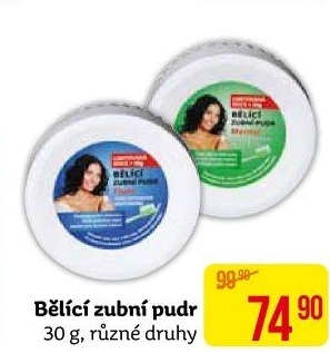 Pudr bělící na zuby EVA