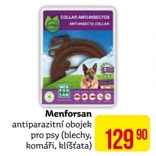 Obojek pro psy antiparazitní Menforsan