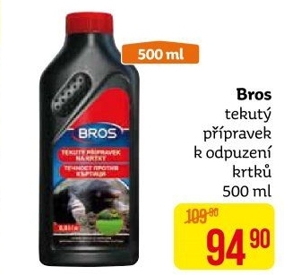 Tekutý odpuzovač krtků Bros