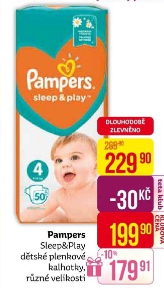 Pleny dětské Pampers Sleep &amp