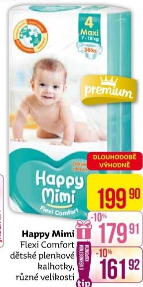 Pleny dětské Happy Mimi Flexi Comfort