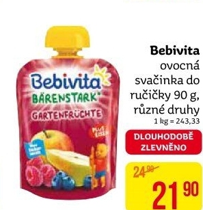 Ovocná kapsička Bebivita