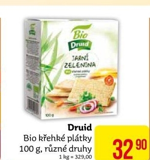 Plátky křehké bio Druid