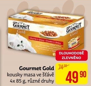 Konzerva pro kočky Gold Gourmet Purina