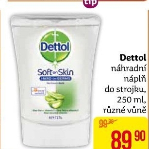 Tekuté mýdlo antibakteriální Dettol - náplň do bezdotykového dávkovače