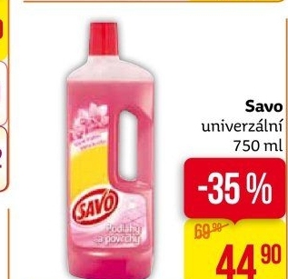 Čistič na povrchy a podlahy Savo