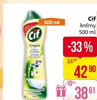 Krémový čistič Cif Cream