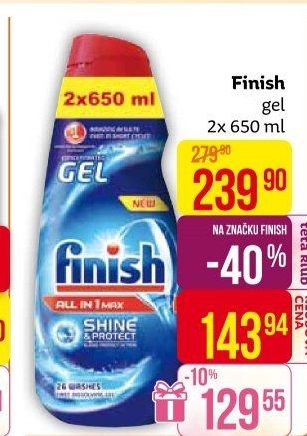 Gel do myčky Finish
