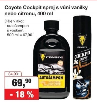 Autošampon Coyote