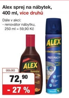 Prostředek na nábytek Alex