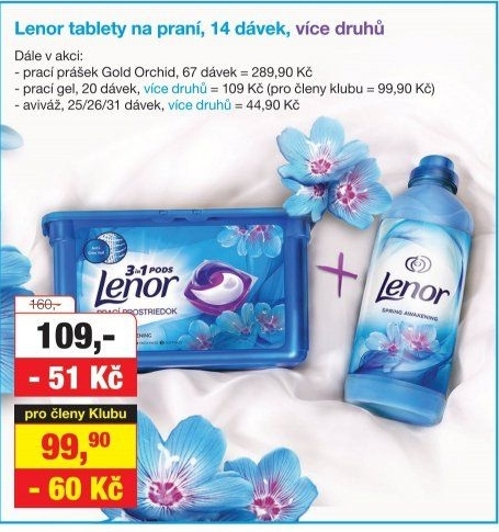 Prací kapsle Lenor