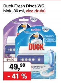 WC blok bodový Fresh Discs Duck