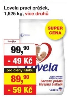 Prací prášek Lovela