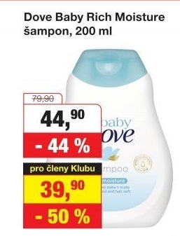 Šampon Baby Dove