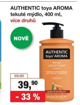 Tekuté mýdlo Authentic
