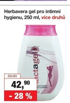 Intimní gel Lactagel Herbavera