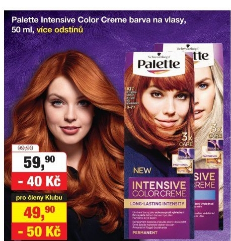 Barva na vlasy Intensive Color Creme Palette Schwarzkopf