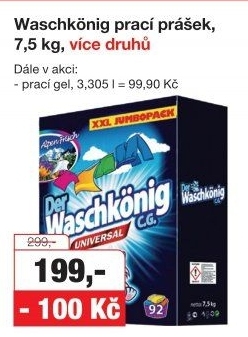 Prací prášek Waschkönig