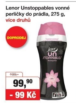 Vonné perličky do pračky Lenor UNstoppables