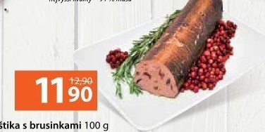 Paštika s brusinkami